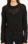 BELLAMY SWEATER IN BLACK - Romi Boutique