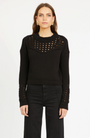 BELLAMY SWEATER IN BLACK - Romi Boutique