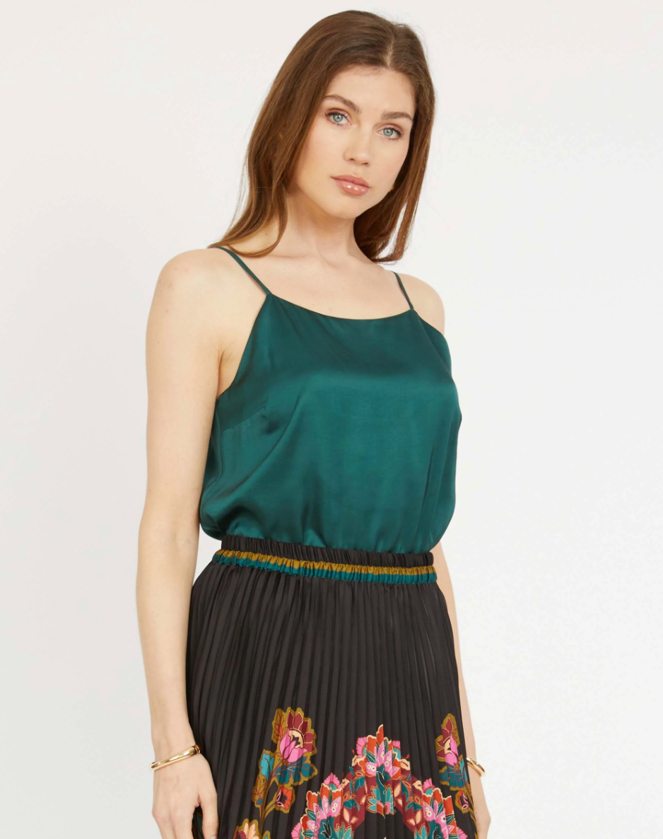 ALBA TANK IN SEA MOSS by Caballero - Romi Boutique