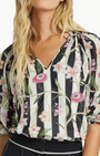 ZARA TOP IN STRIPE VINE by Caballero - Romi Boutique