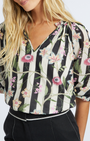 ZARA TOP IN STRIPE VINE by Caballero - Romi Boutique