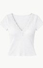 SANA RIB KNIT TEE by Cami NYC - Romi Boutique