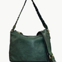BICE SHOULDER BAG IN GREEN BOTTLE - Romi Boutique