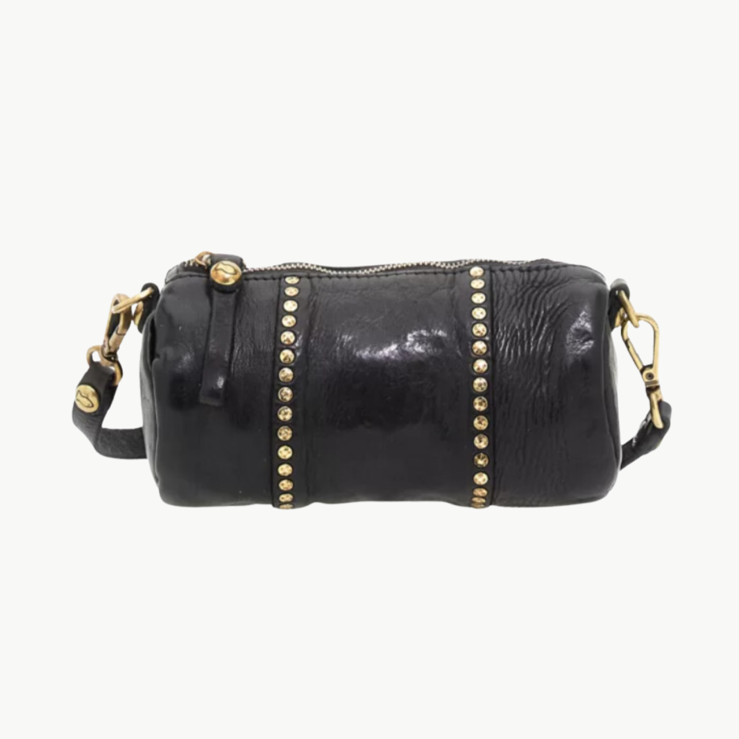 KURA CROSSBODY BAG IN BLACK by Campomaggi - Romi Boutique