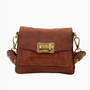 AGNESE BAG IN COGNAC W/ GOLD by Campomaggi - Romi Boutique