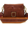 AGNESE BAG IN COGNAC W/ GOLD by Campomaggi - Romi Boutique