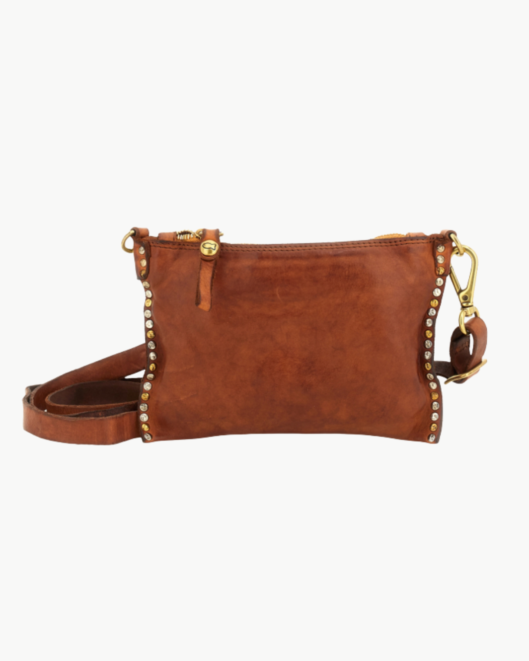 KURA CROSSBODY BAG IN COGNAC by Campomaggi - Romi Boutique