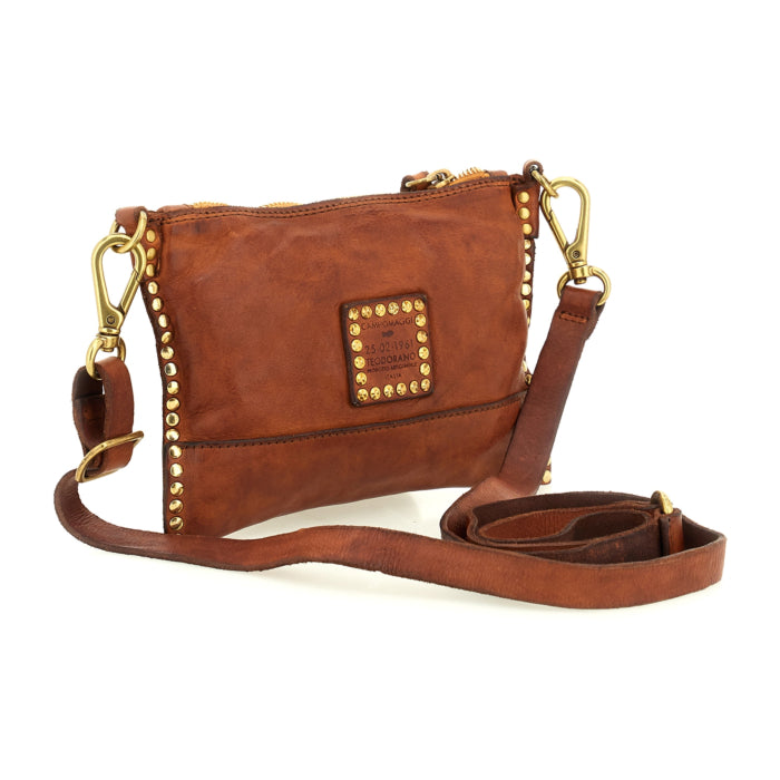 KURA CROSSBODY BAG IN COGNAC by Campomaggi - Romi Boutique