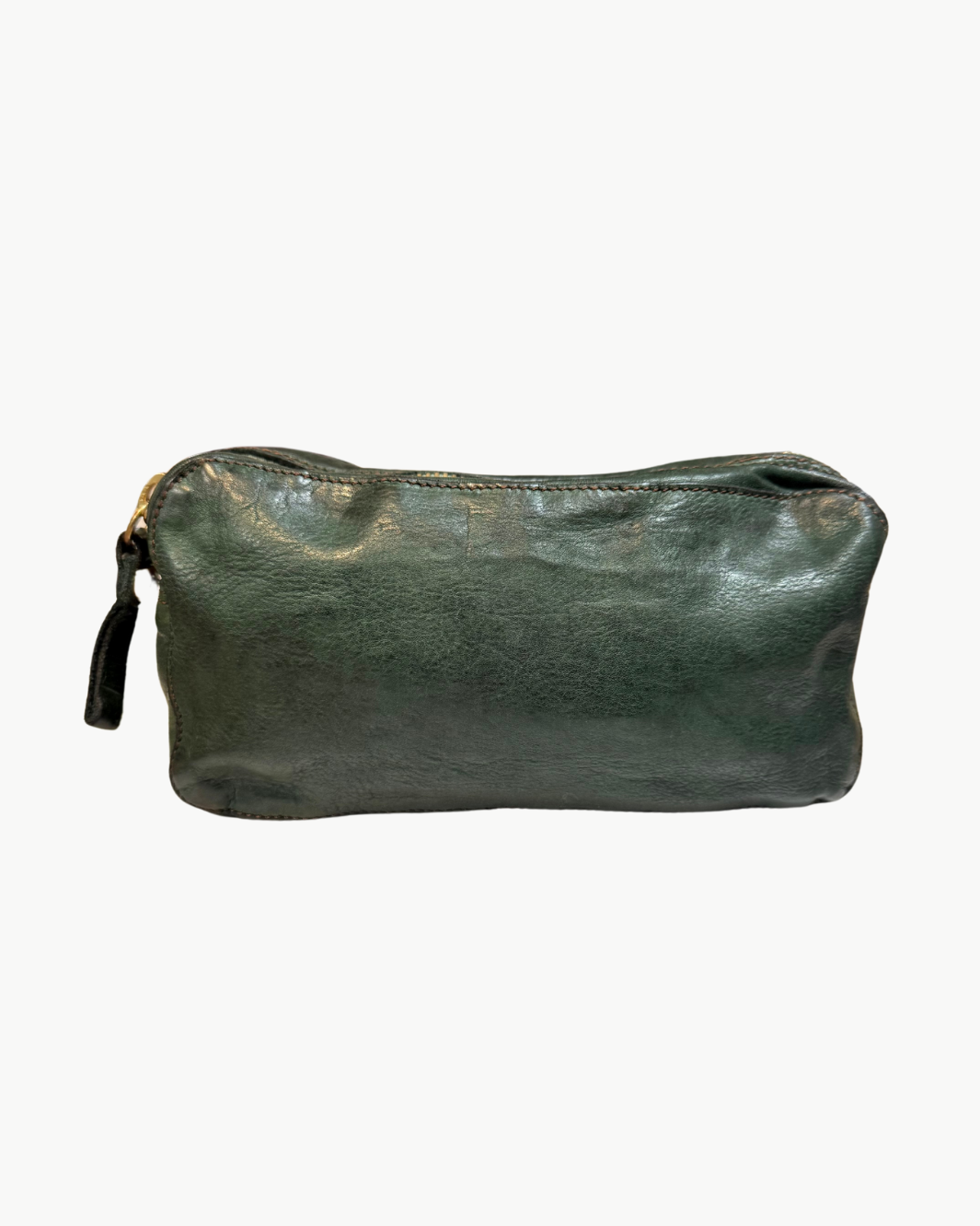 VACCHETTA PHONE HOLDER IN GREEN BOTTLE by Campomaggi - Romi Boutique
