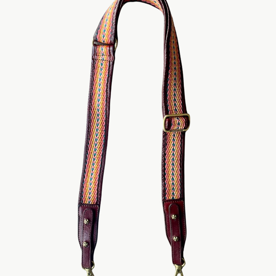 CENTAURUS SHOULDER STRAP IN WINE LEATHER by Campomaggi - Romi Boutique