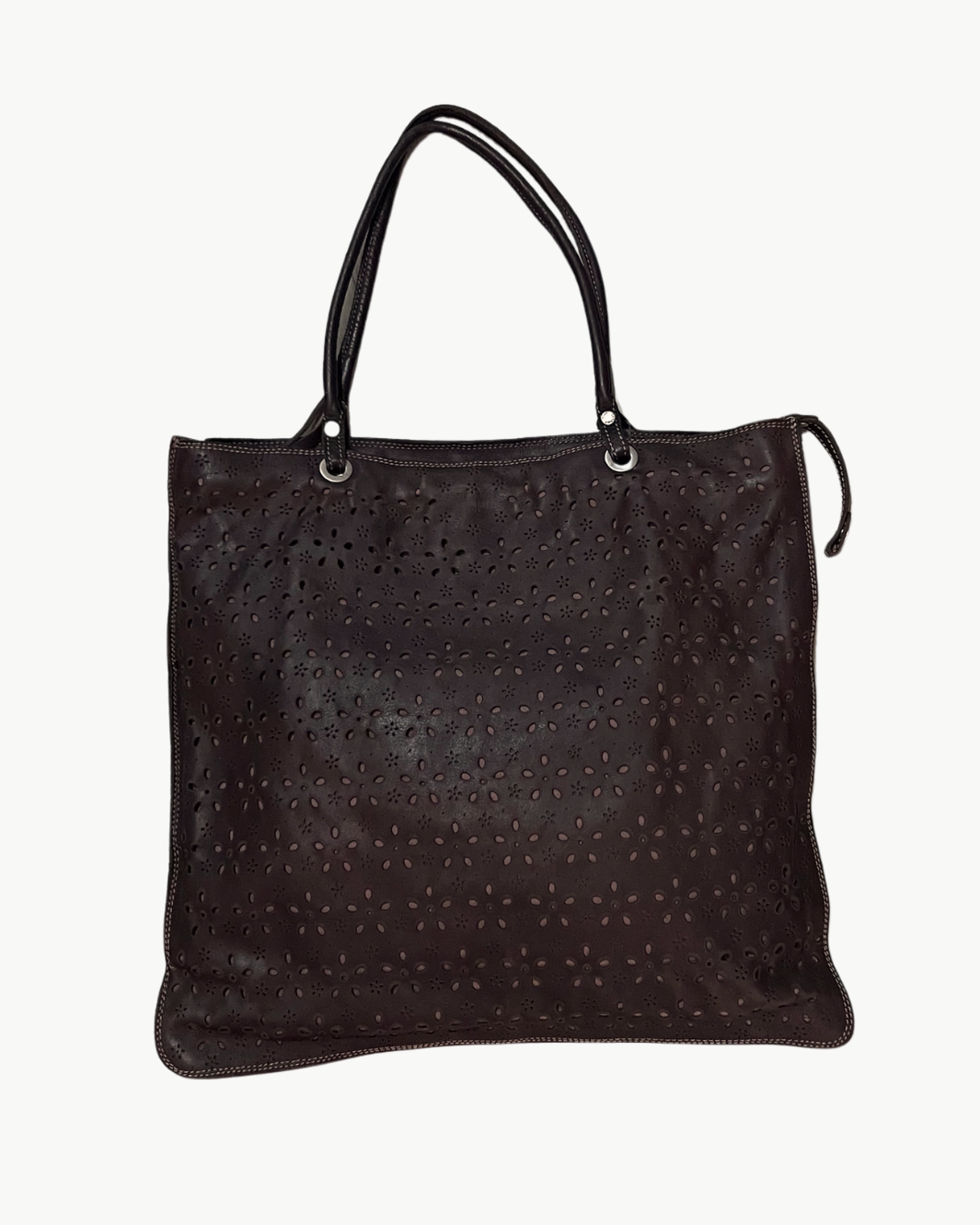 AMBRA BAG LARGE IN BROWN - Romi Boutique