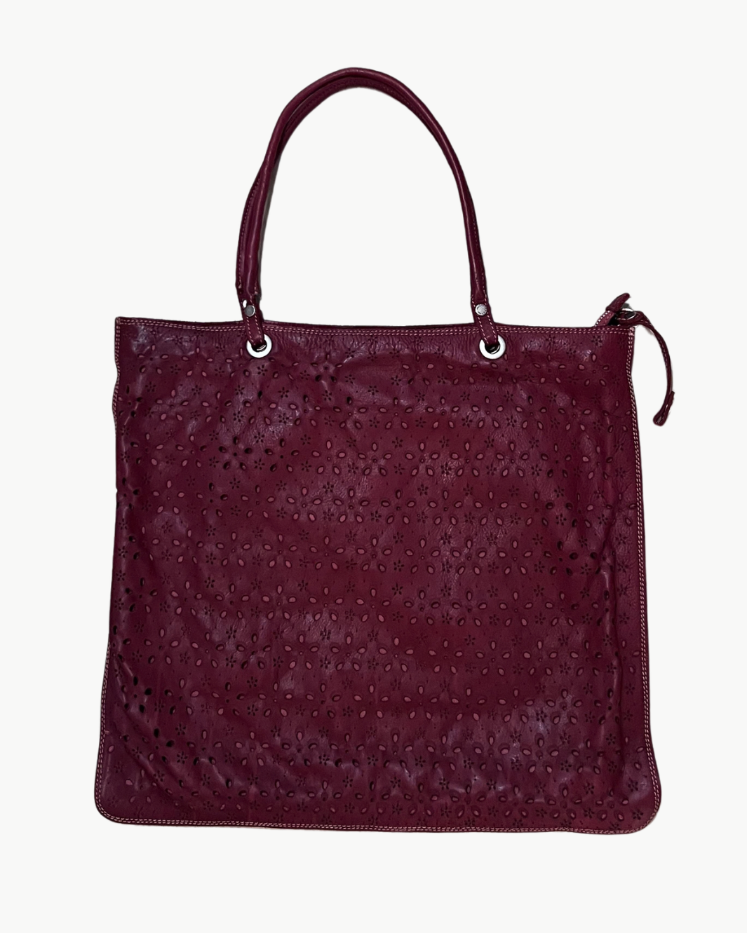 AMBRA BAG LARGE IN RED CARDINAL - Romi Boutique