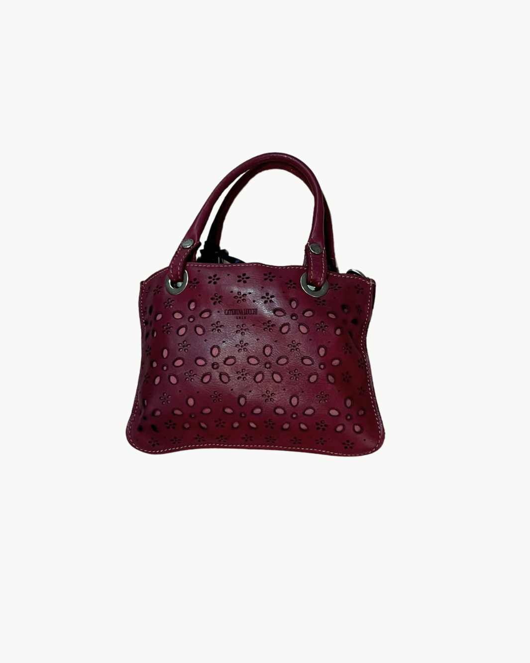 AMBRA BAG SMALL IN RED CARDINAL - Romi Boutique