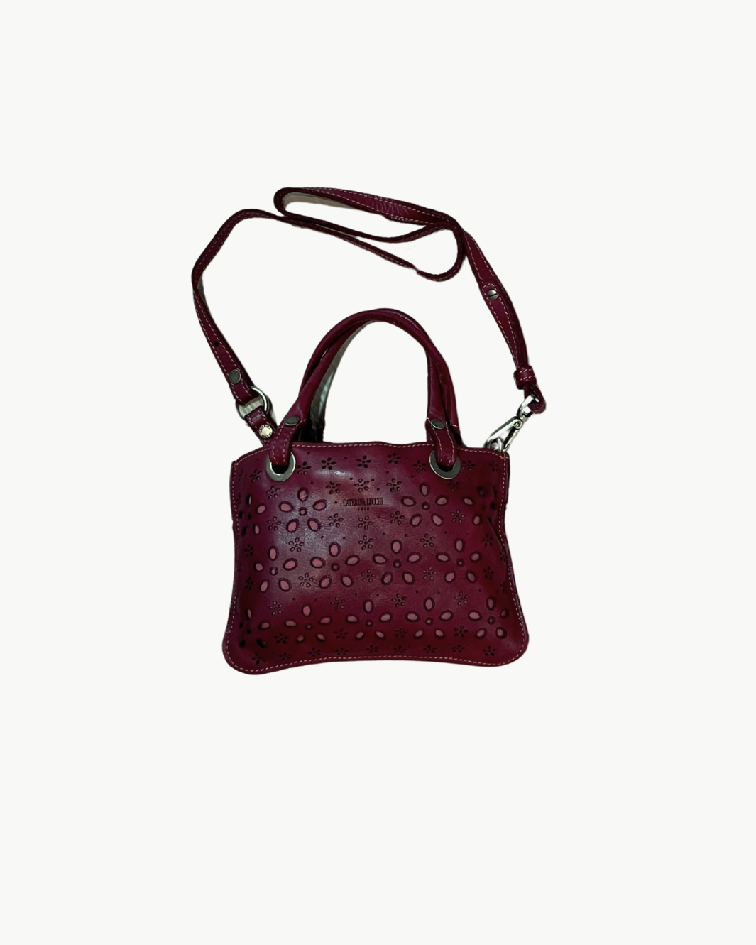 AMBRA BAG SMALL IN RED CARDINAL - Romi Boutique