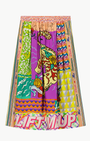 Me369 VANESSA PRINTED MIDI SKIRT at Romi Boutique