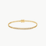 Mini Curb Chain Bracelet in 14k Yellow Gold