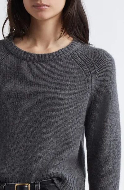 LAUREL SWEATER IN DARK CHARCOAL MELANGE