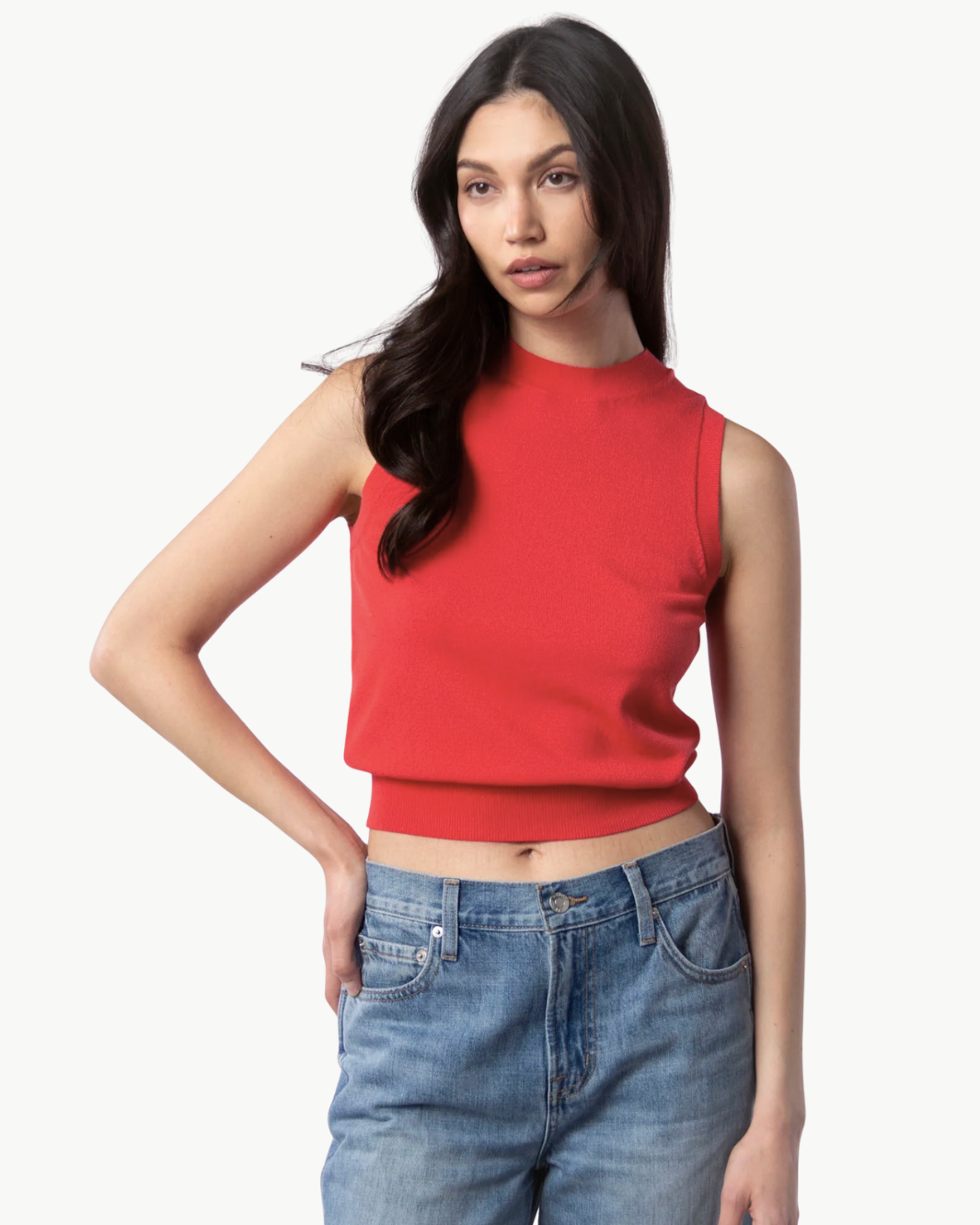525 TALIA SWEATER SHELL at Romi Boutique