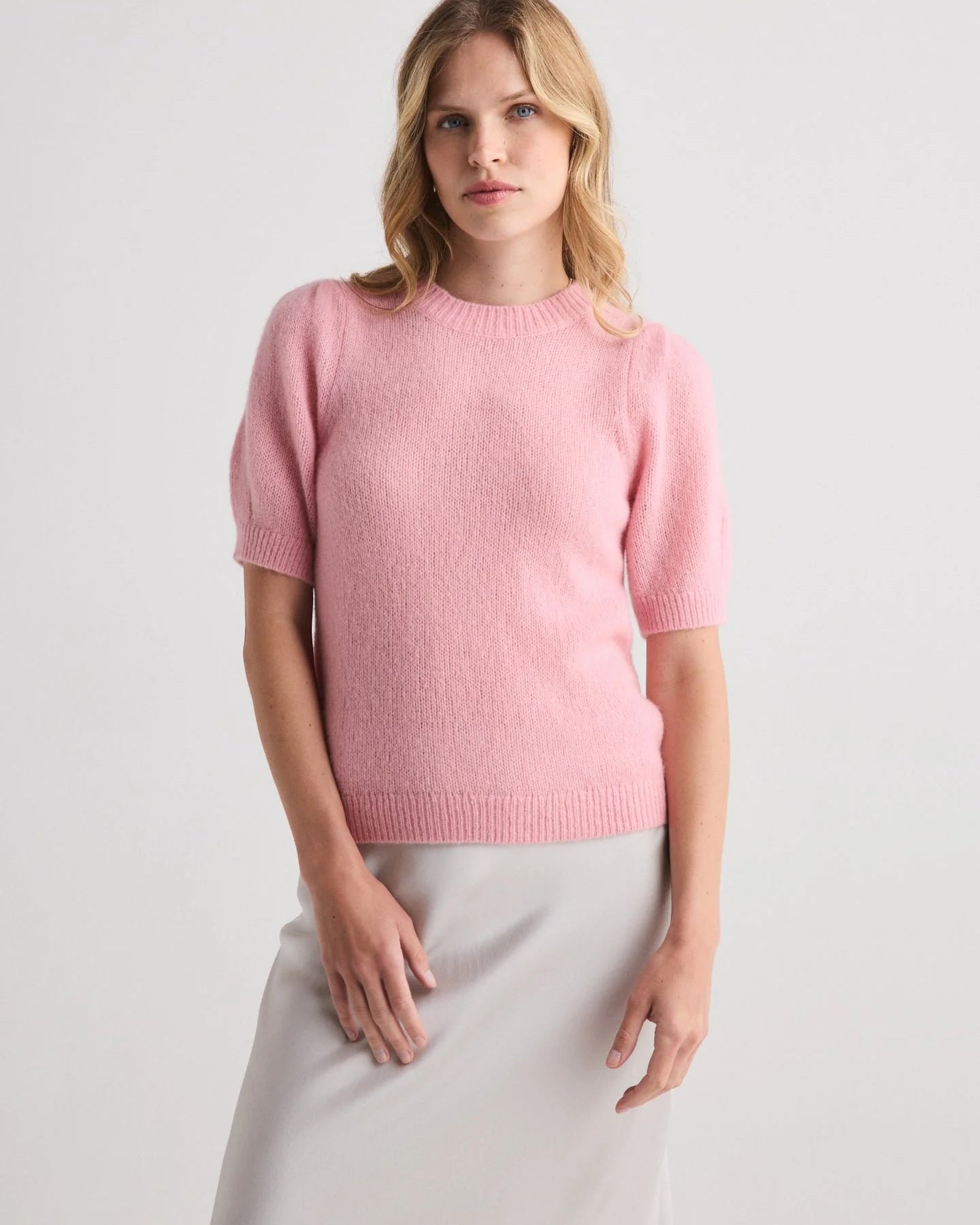 W.Cashmere Aria Short Sleeves Sweater at Romi Boutique