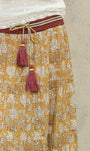 Mabe Tulsi Print Maxi Skirt at Romi Boutique