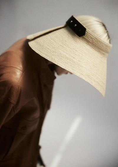 BIRDIE VISOR IN NATURAL