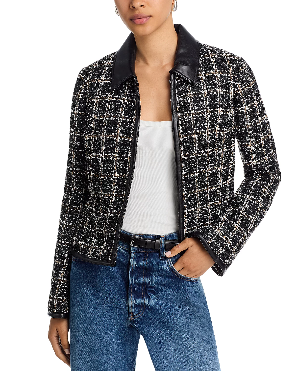 ELOISE BLAZER IN BLACK PLAID