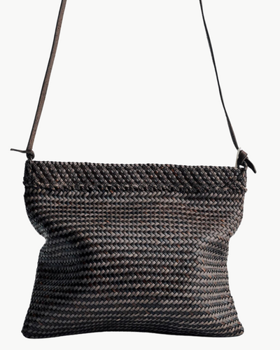 SACOCHE IN DARK BROWN/GREY