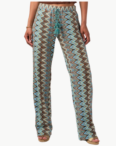 BLAIRE PANT IN BLUE MULTI