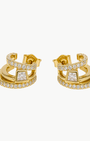 Native Gem Asymmetry Huggies at Romi Boutique