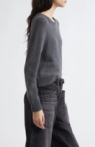 LAUREL SWEATER IN DARK CHARCOAL MELANGE