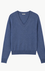 Minnie Rose Cashmere Long Sleeve Shrunken V Neck at Romi Boutique