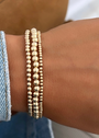 Alexa Leigh 3MM BALL BRACELET IN STERLING SILVER at Romi Boutique