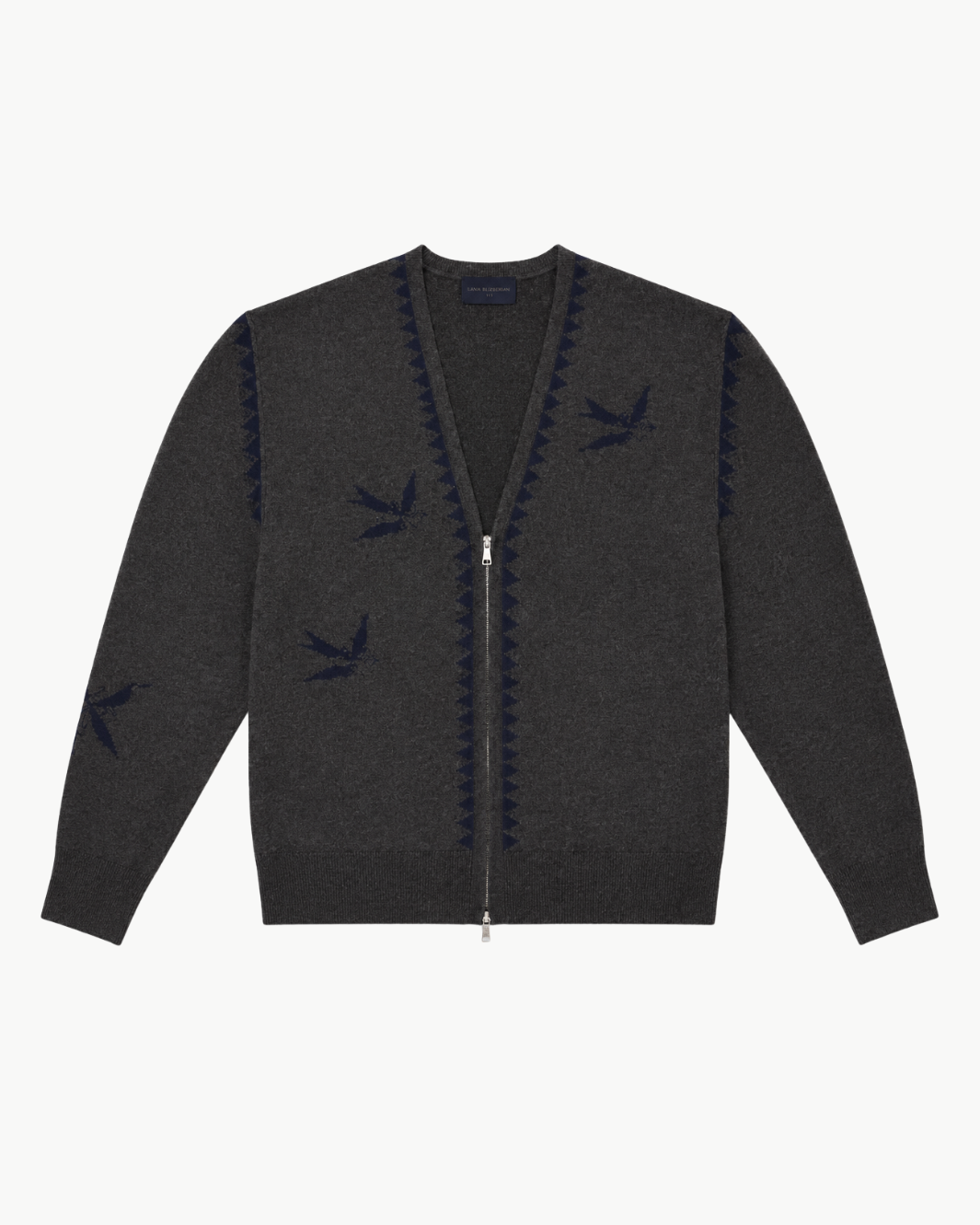 Ladybird Cashmere Jacquard Mermaid Cardigan