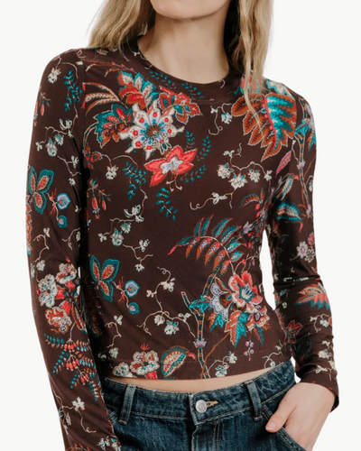 SARAFINA TEE IN CHARLOTTE FLORAL PRINT