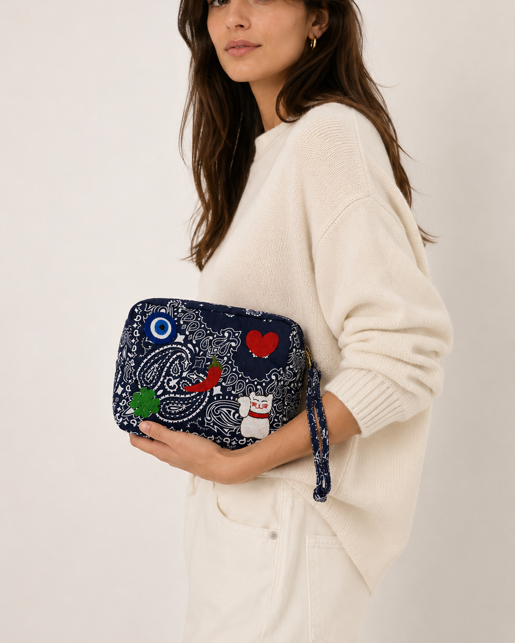 Call It By Your Name Maxi Vanity Rectangle Bag at Romi Boutique