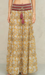 Mabe Tulsi Print Maxi Skirt at Romi Boutique
