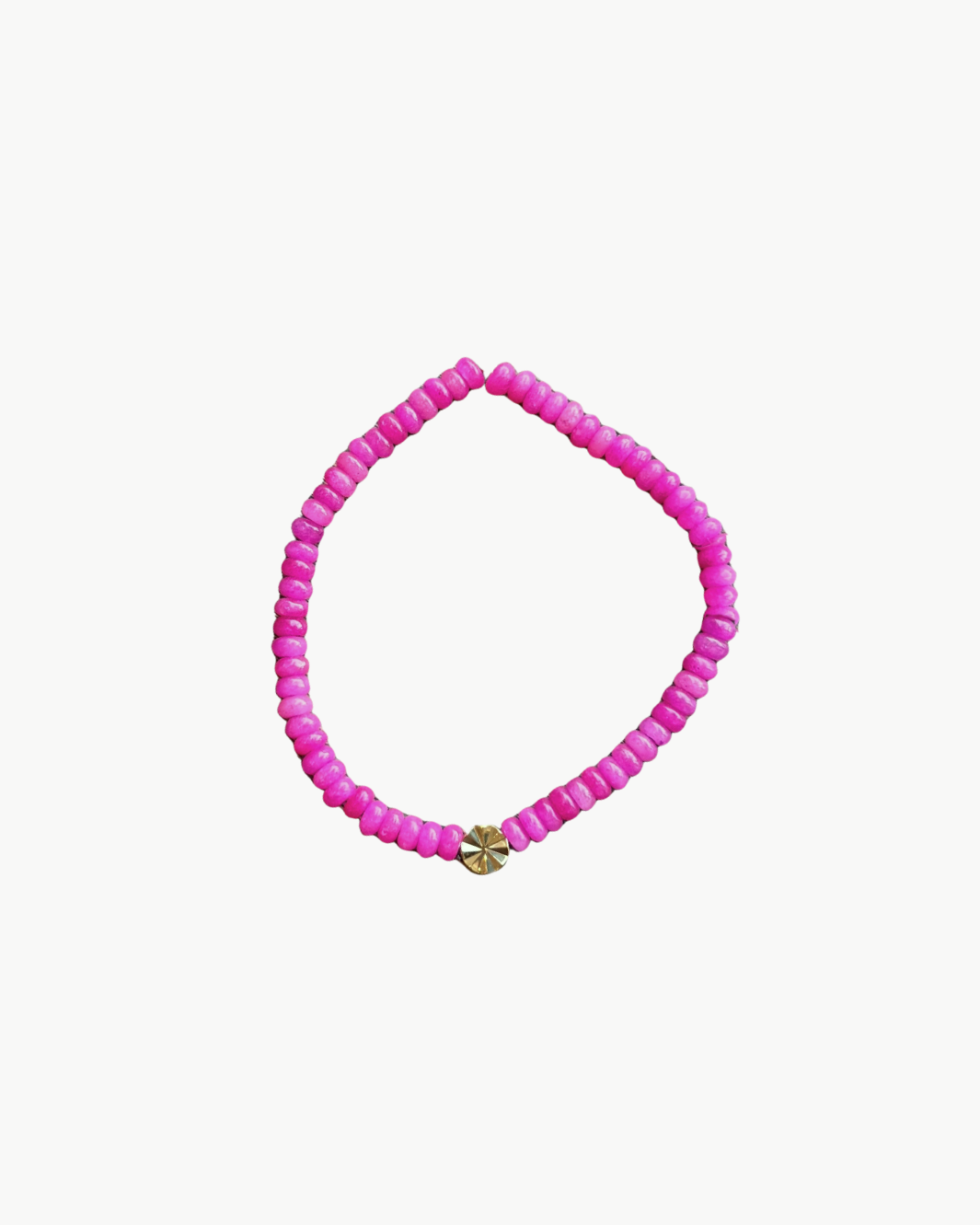 SKINNY CHARM BRACELET IN MAGENTA