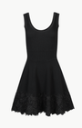 Generation Love ORPHEUS LACE COMBO RIB DRESS at Romi Boutique