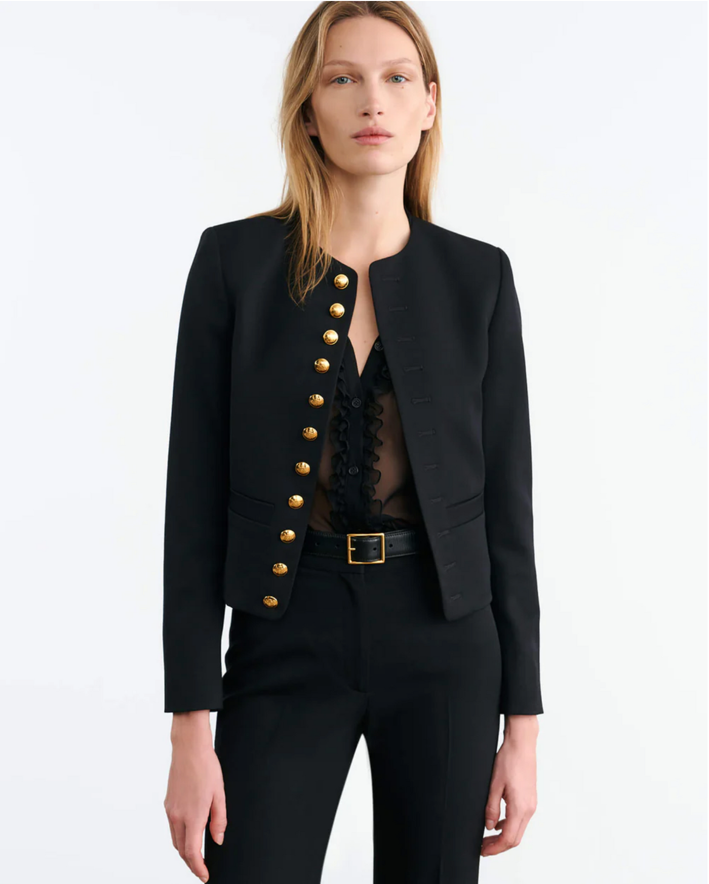 PATTI SHORT JACKET IN BLACK
