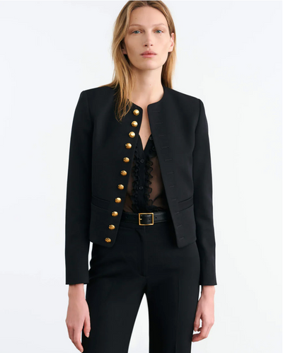 PATTI SHORT JACKET IN BLACK