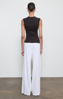 Enza Costa SUPIMA COTTON SLEEVELESS V at Romi Boutique
