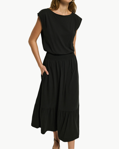 EVONNE DRESS IN JET BLACK