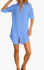 Felicite BOYFRIEND TUNIC DRESS GAUZE at Romi Boutique