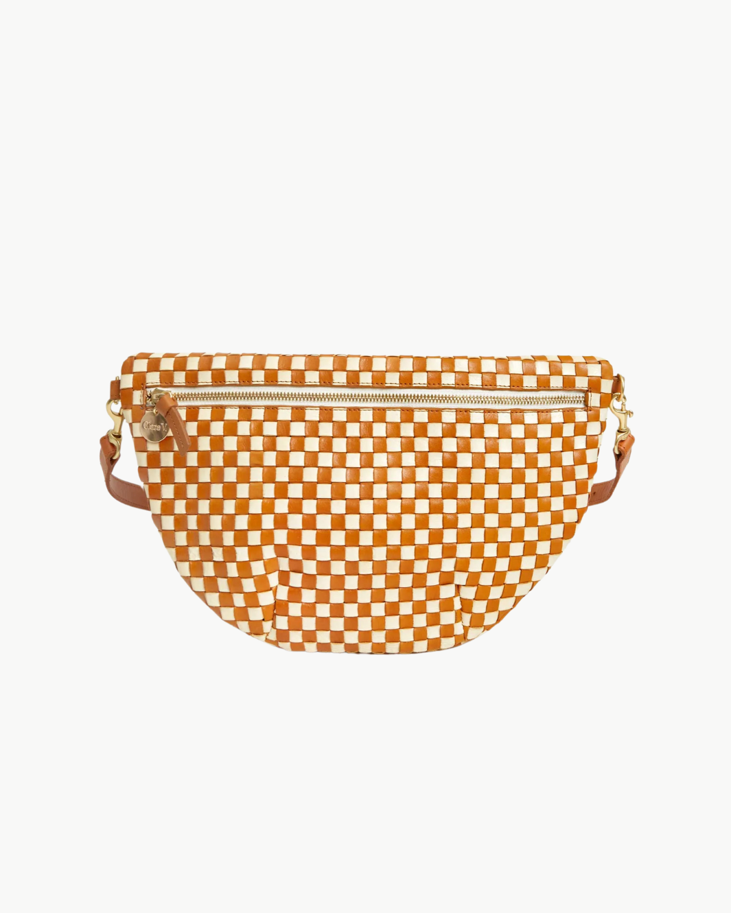GRANDE FANNY WOVEN CHECKER IN NATURAL/CREAM - Romi Boutique