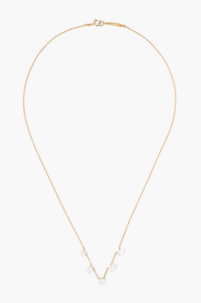 DANGLE NECKLACE IN MOONSTONE - Romi Boutique