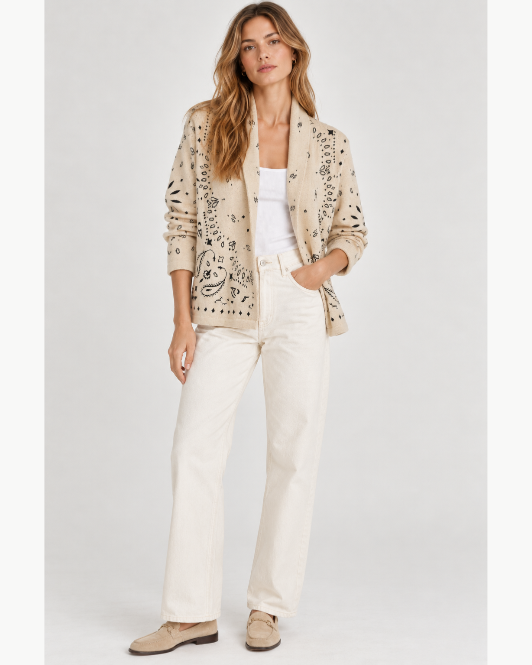 Vest Cody Bandana Cardigan