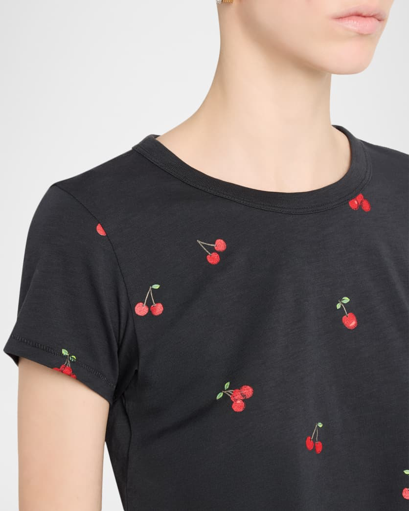 Rag & Bone CHERRY GRAPHIC TEE at Romi Boutique