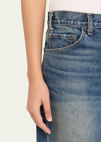 RUSSEL DENIM SHORT IN SIMON WASH