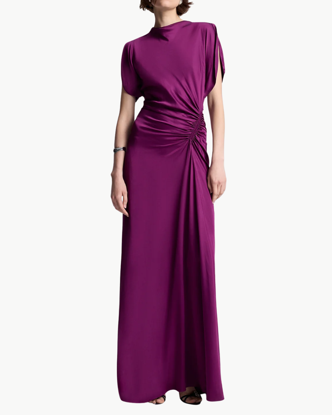 NADIA SATIN GOWN IN JEWEL
