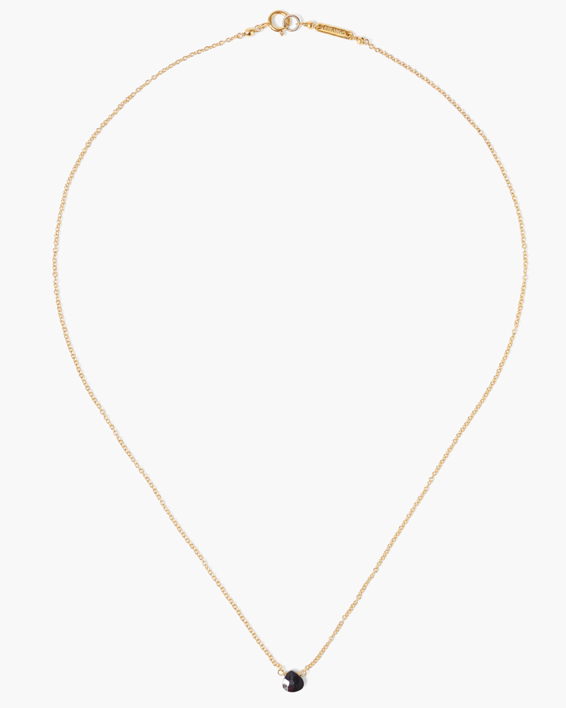 NECKLACE IN BLACK SPINEL by Chan Luu - Romi Boutique